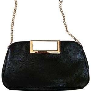 Michael Kors Black Leather Clutch